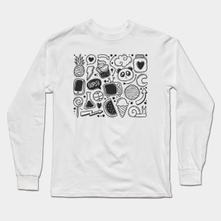 Oops Abstract Long Sleeve T-Shirt